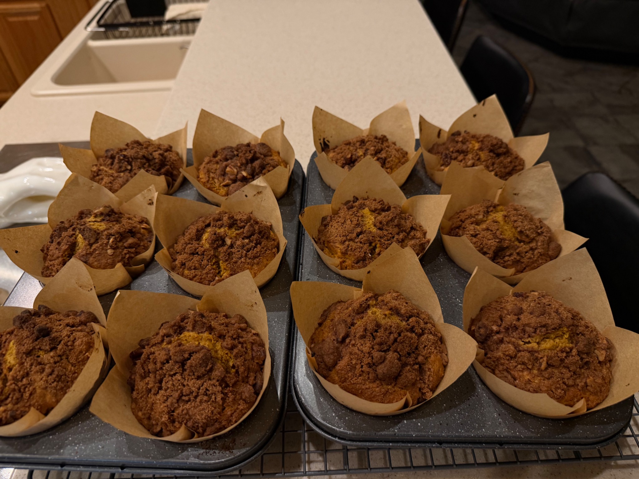 Fresh batch of muffins